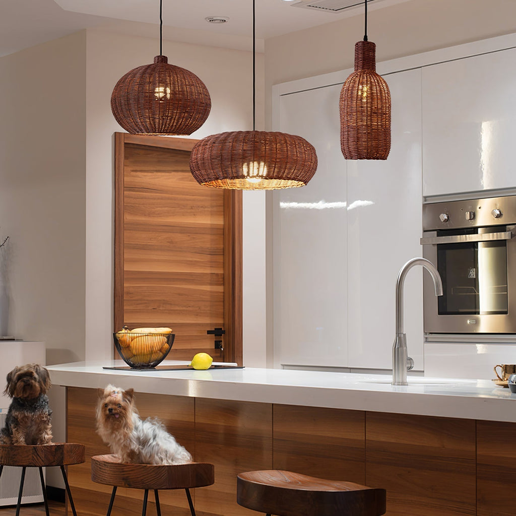 Savana Suspension Rétro en Rotin