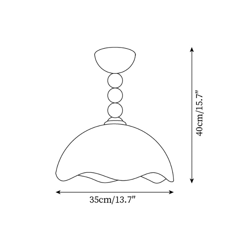 Amberis Plafonnier Verre Ambre Vintage