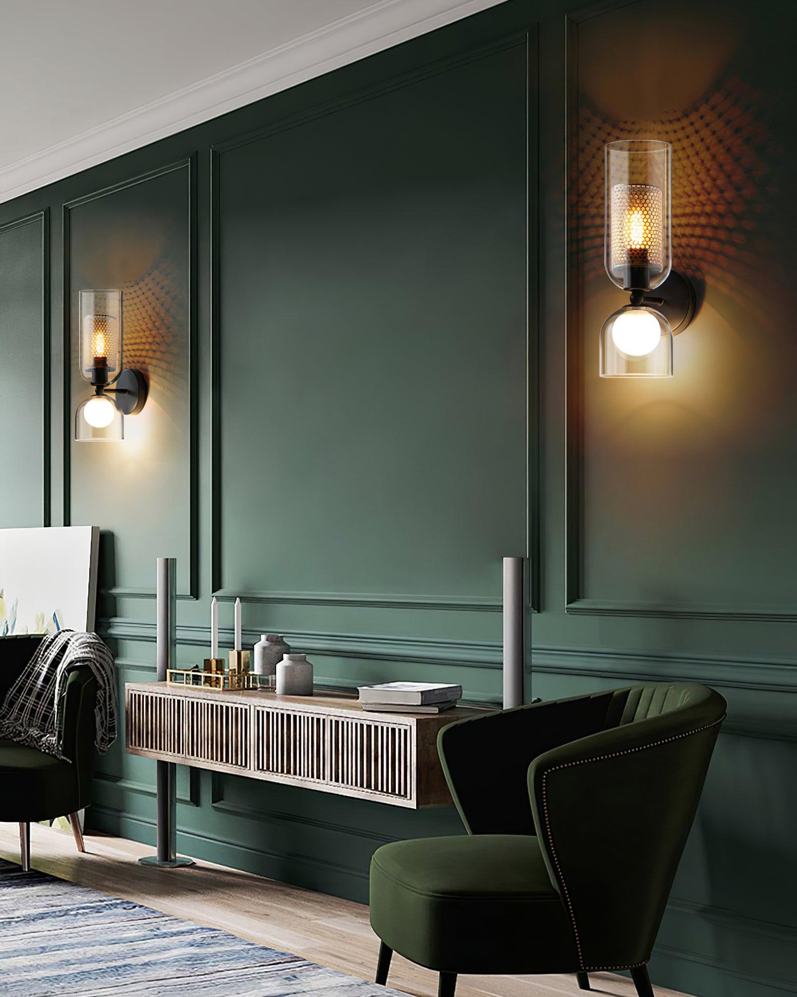 Alvynan Applique Murale en Verre Art Nordique Premium