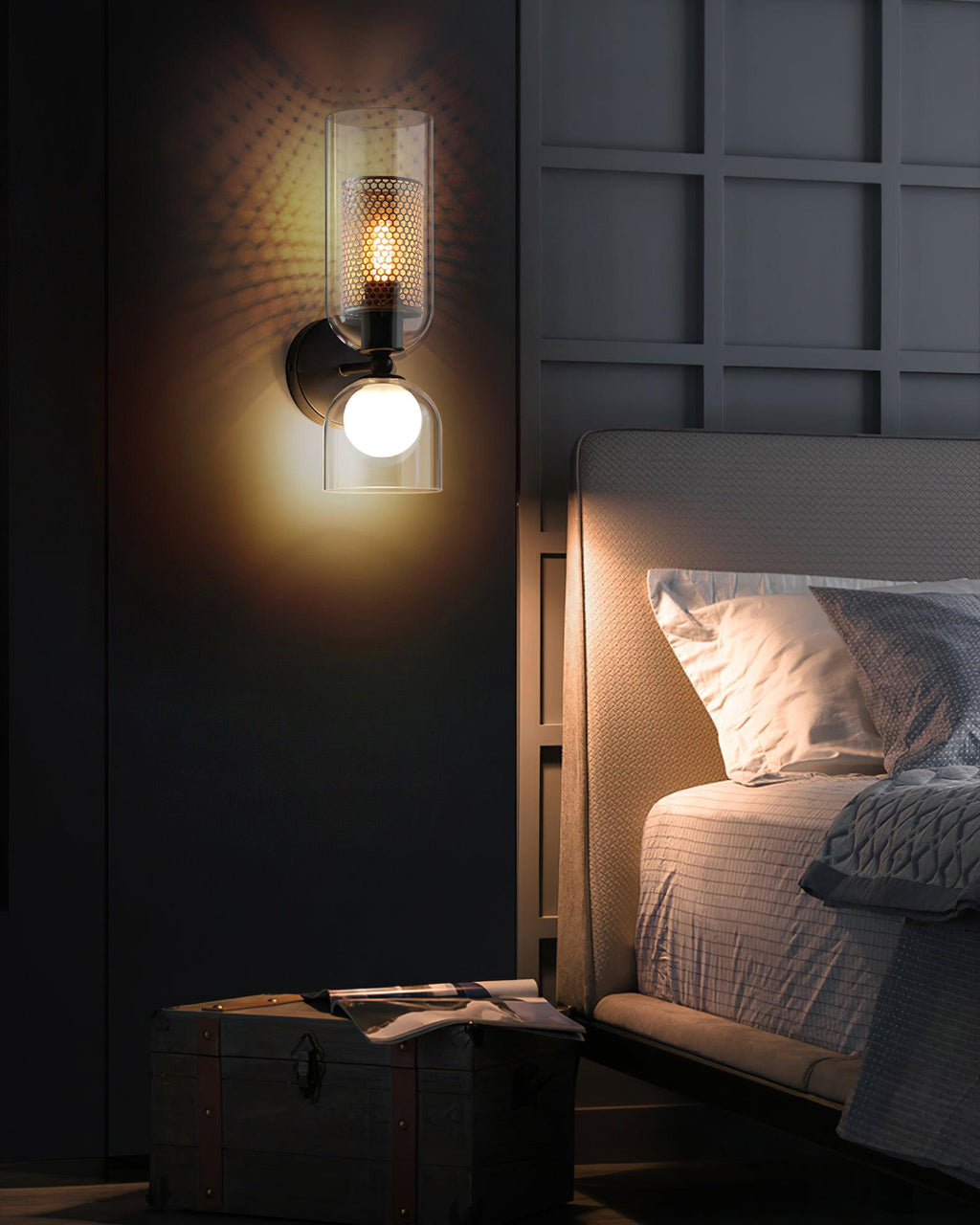 Alvynan Applique Murale en Verre Art Nordique Premium