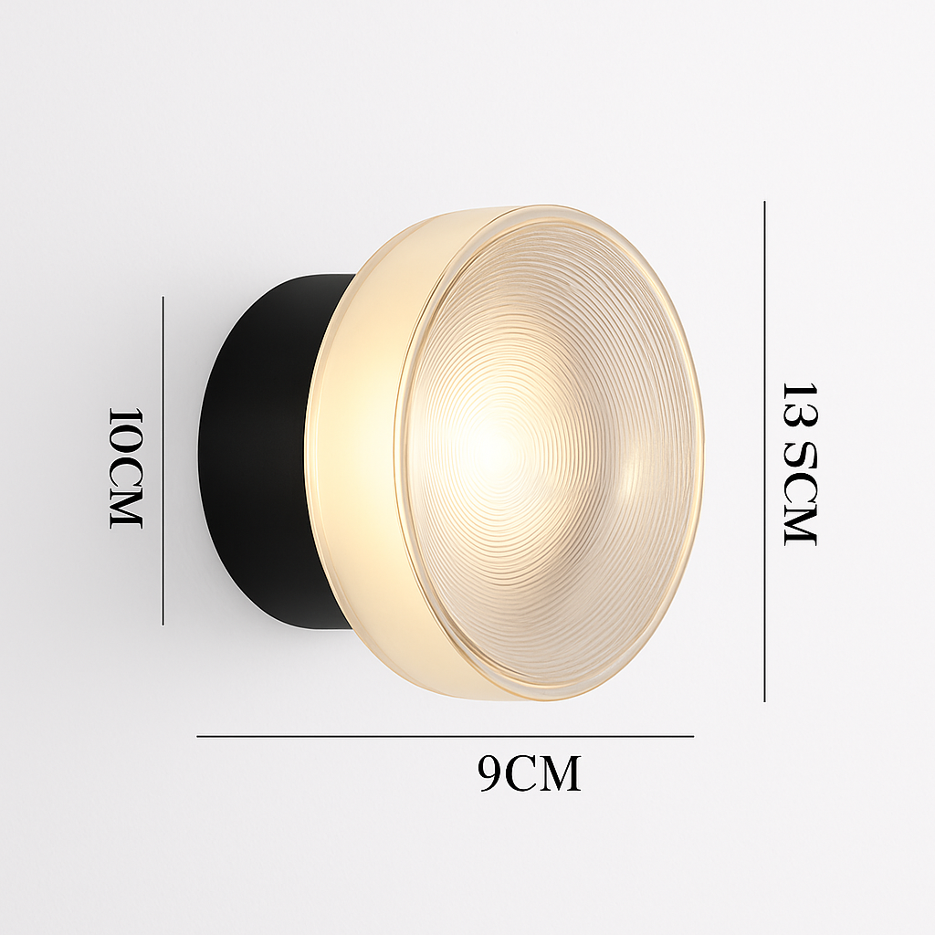 Applique murale Applique murale ronde moderne LED salon allée couloir chambre...