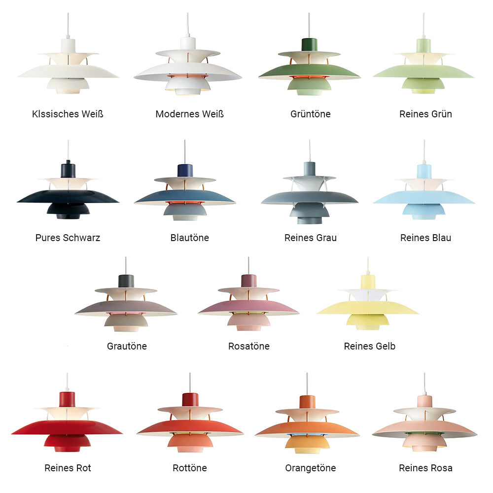 Jojo Suspension Macaron avec Abat-Jour. 15 Coloris