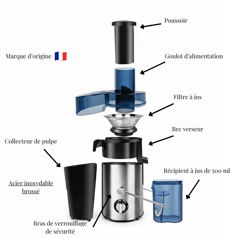 Extracteur de Jus Électrique – Fruits et Légumes