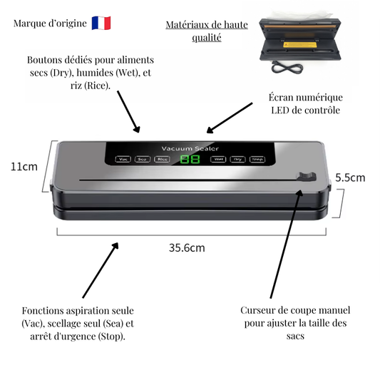 Machine à emballer sous vide