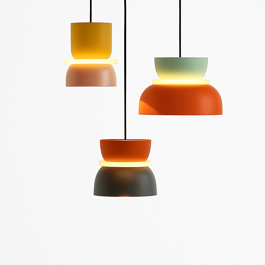 Suspension Suspension colorée de formes ludiques Makazon
