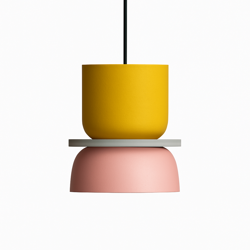 Suspension Suspension colorée de formes ludiques Makazon