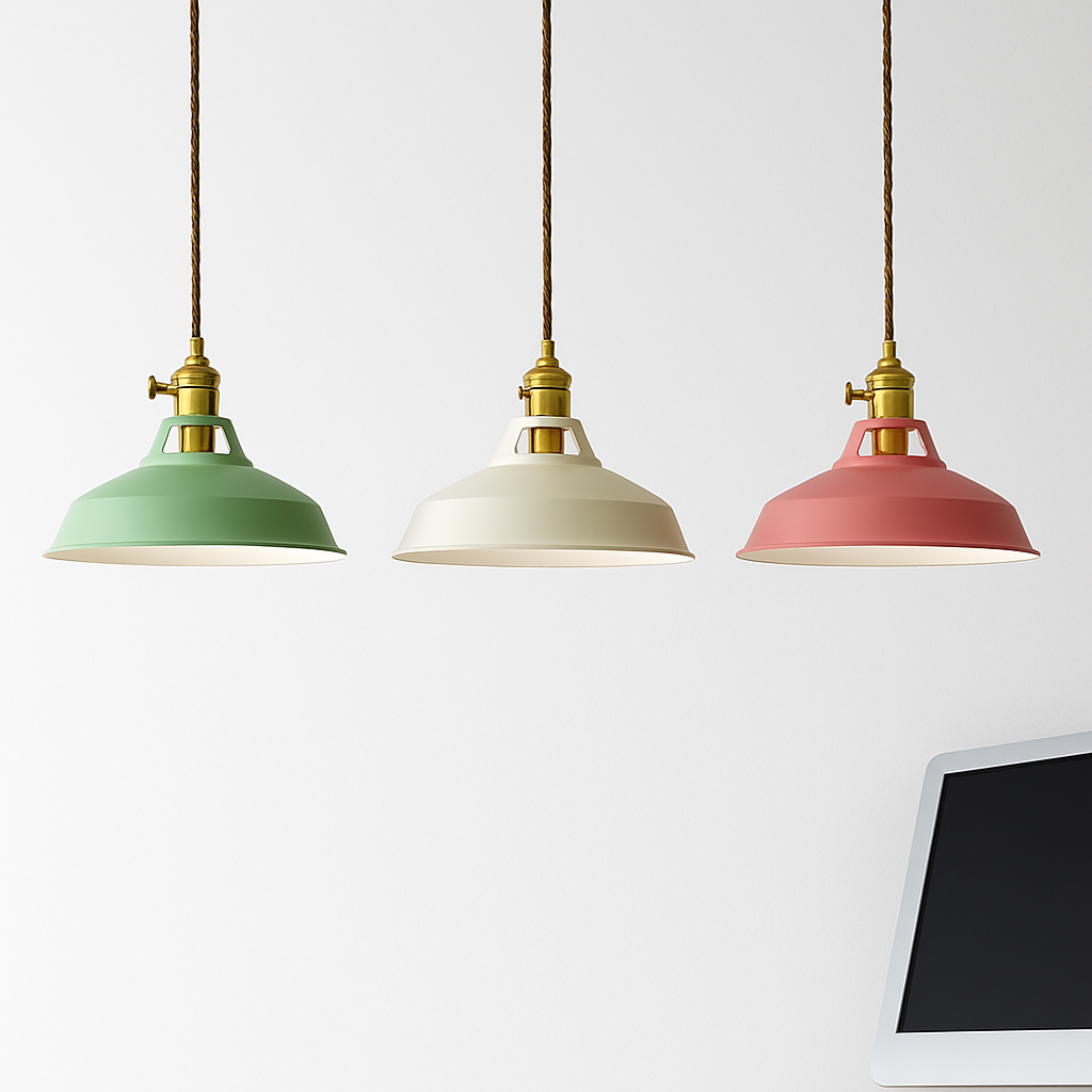 Suspension Suspension LED en métal coloré Loft