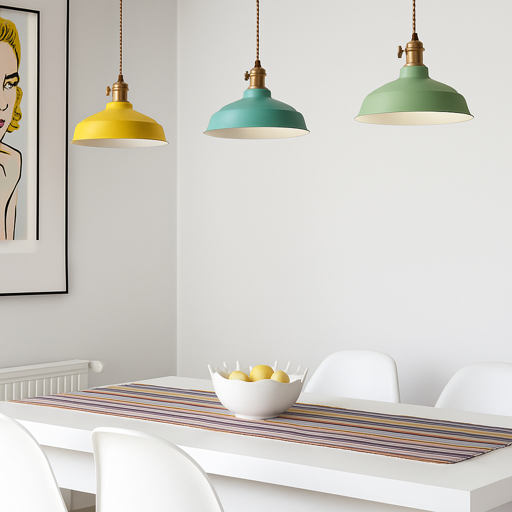 Suspension Suspension LED en métal coloré Loft